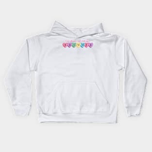 Shimmer Hearts Kids Hoodie